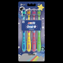 Oral-B Kids Toothbrush with Space Designs, Extra Soft Bristles, 4 Pack, for Children Ages 2+
