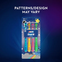 Oral-B Kids Toothbrush with Space Designs, Extra Soft Bristles, 4 Pack, for Children Ages 2+