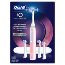 Oral B iO Series Gum + Sensitive Rechargeable Toothbrush, 4 Brush Heads