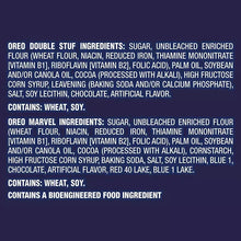 Oreo Chocolate Sandwich Cookies, Marvel Stuf Of Legends, Variety Pack, 40 ct.