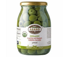 Pack of 2 Asaro Organic Castelvetrano Green Olives, 19 oz