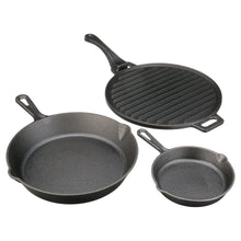 Ozark-Trail-4-Piece-Cast-Iron-Skillet-Set-with-Handles-and-Griddle-Pre-Seasoned-6-10-5-11_2f3dd7e2-b54d-476d-964c-3dddd548cf4e.fe91f2e2bd92e3dffff001c565c2e179 - USA Mega Market