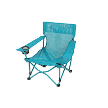 OzarkTrailQuadFoldingBeachChairwithCupholder_Aqua - USA Mega Market