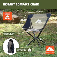 Ozark Trail Adult Instant Compact Chair, Navy