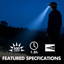 Ozark Trail Headlamp, 500 Lumens, 2 Pack, IPX4 Waterproof