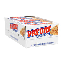 Caramelos de cacahuete PAYDAY, 1,85 oz., paquete de 24 unidades.