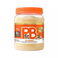 PBfit Classic Roasted Peanut Powder, 8g Protein Per Serving, 30oz.