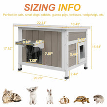 PETSCOSSET-Outdoor-Cat-House-Weatherproof-Solid-Wood-Cat-Shelter-with-Openable-Roof-for-Small-An_1371_2 - USA Mega Market