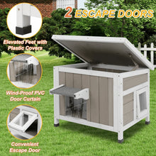 PETSCOSSET-Outdoor-Cat-House-Weatherproof-Solid-Wood-Cat-Shelter-with-Openable-Roof-for-Small-An_5424_6 - USA Mega Market
