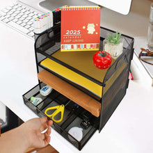 PHANCIR4-TierDeskOrganizer-NewOfficeSupplies-MetalDesktopFileOrganizer-StoragewithPull-outDrawer_3490_4_bc29806a-7724-43ed-a56a-b811b9810c1d - USA Mega Market