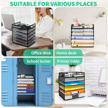 PHANCIR6-TierDeskOrganizerPaperStorageBox-StationeryTraywithHandleMeshStationeryTrayDesktopFileC_5346_2 - USA Mega Market