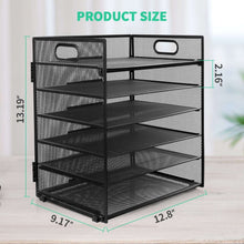 PHANCIR6-TierDeskOrganizerPaperStorageBox-StationeryTraywithHandleMeshStationeryTrayDesktopFileC_8483_3 - USA Mega Market