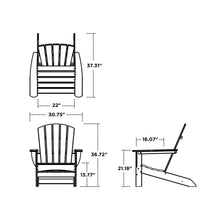POLYWOODGulfShoresAdirondackChair1 - USA Mega Market