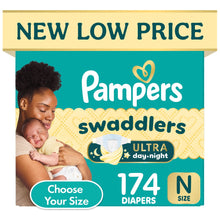 Pañales Pampers Swaddlers, tallas desde recién nacido hasta la talla 8 