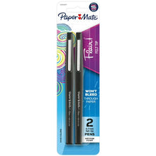 Paper Mate Flair Felt Tip Pens, #1 Teacher Choice, Medium Point (0.7mm), Black, 2 Count