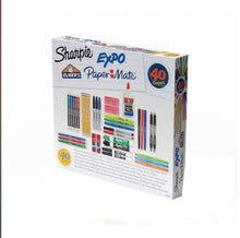 Paper Mate All in One School Essentials Pack Featuring Pens, Pencils, Glue, Dry Erase Markers and Erasers