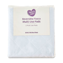 Parent's Choice Reversible Fleece Multi Use Pads, White, 36" x 27", 2 Pack