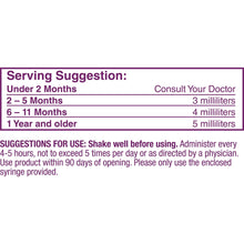 Parent's Choice Baby Cough Syrup Dietary Supplement, Grape Flavor, Drug-Free, Alcohol-Free, 2 fl oz