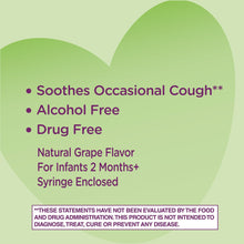 Parent's Choice Baby Cough Syrup Dietary Supplement, Grape Flavor, Drug-Free, Alcohol-Free, 2 fl oz