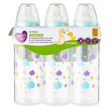 Parent's Choice Bottle, Newborns, Unisex, Cloud Print, 3 Pack, 9 fl oz