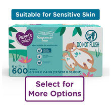 Parent's Choice Fragrance Free Baby Wipes, 600 Count (Select for More Options)