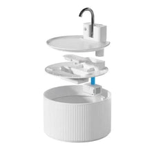 PawsPikCordlessCeramicFaucet-StylePetWaterFountain_Bundle3 - USA Mega Market