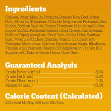 Pedigree Chopped Ground Dinner Beef Bacon & Cheese Flavor Adult Wet Dog Food, (12) 22 oz Cans
