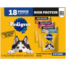 PedigreeHighProteinDogFoodWetVarietyPackPouches-3-5oz-Pouches-18Count-_1 - USA Mega Market