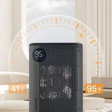 PelonisTabletopDigitalCeramicHeaterwithDigitalThermostatandRemoteControl_Black2 - USA Mega Market