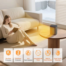 PelonisTabletopDigitalCeramicHeaterwithDigitalThermostatandRemoteControl_Black3 - USA Mega Market