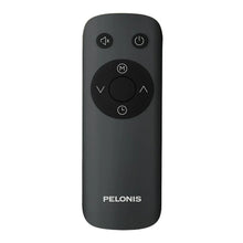 Pelonis Tabletop Digital Ceramic Heater with Digital Thermostat and Remote Control, Black