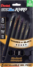 Pentel-EnerGel-Kuro-Gel-Pen-Shades-of-Black-0-7mmtip-Assorted-black-ink-5-pens-f07871fa-1b8b-425_7715_1_821256f2-1641-4476-b609-3f90a04f2bf6 - USA Mega Market