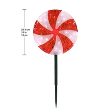 Peppermint LED Lawn Stakes, Set of 5