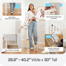 Perma Child Safety  Safe Step Baby Gate with Rental Safe Wall Protectors