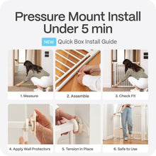 Perma Child Safety  Safe Step Baby Gate with Rental Safe Wall Protectors
