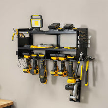 Permasteel24-6-6-BayHeavyDutyWallMountedPowerToolOrganizer-_1 - USA Mega Market