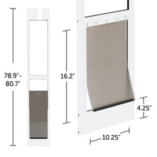Puerta corrediza de vidrio para mascotas PetSafe, 2 piezas, grande