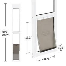 Puerta corrediza de vidrio para mascotas PetSafe, 2 piezas, mediana 