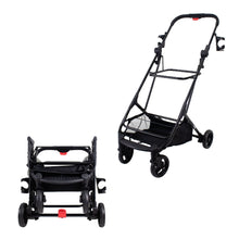 Cochecito doble de lujo para mascotas Petique, color gris, con paquete de accesorios