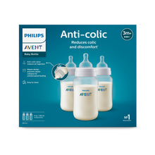 Philips Avent Anti-colic Baby Bottles, 11oz, 3pk, Clear, SCY106/03
