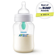 Philips Avent Anti-colic Baby Bottle with AirFree Vent, 9oz, 1pk, Clear, SCY703/91