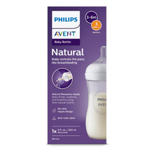 Philips Avent Natural Baby Bottle with Natural Response Nipple (Medium Flow,Flow 3), 9oz, SCY903/91