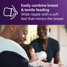 Philips Avent Natural Baby Bottle with Natural Response Nipple (Medium Flow,Flow 3), 9oz, SCY903/91
