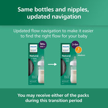 Philips Avent Natural Glass Baby Bottle with Natural Response Nipple (Medium Flow, Flow 3), 8oz, SCY913/01