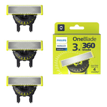 PhilipsNorelcoOneBlade360ReplacementBladesforRegularOneBladeTrimmer-3Pack9-_1 - USA Mega Market