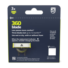 PhilipsNorelcoOneBlade360ReplacementBladesforRegularOneBladeTrimmer_3Pack - USA Mega Market
