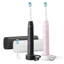 Philips Sonicare Total Clean Rechargeable Toothbrush, Pink and Black, 2 pk.