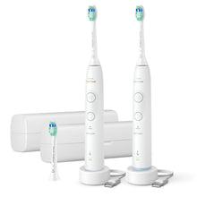 Philips Sonicare Total Clean Rechargeable Toothbrush, White Handles, 2 pk.