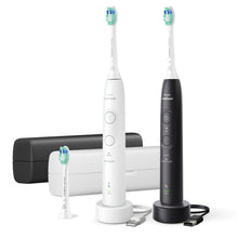 Philips Sonicare Total Clean Rechargeable Toothbrush, White and Black, 2 pk.