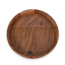 Picnic Time Acacia Wood Serving Tray w/ Glass Insert